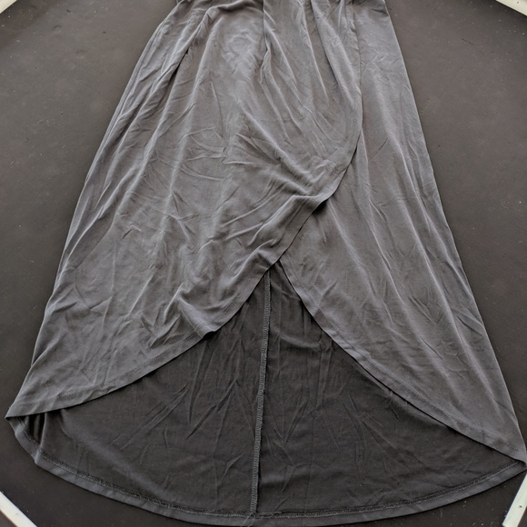 Gray Knit Wrap skirt - Picture 5 of 5